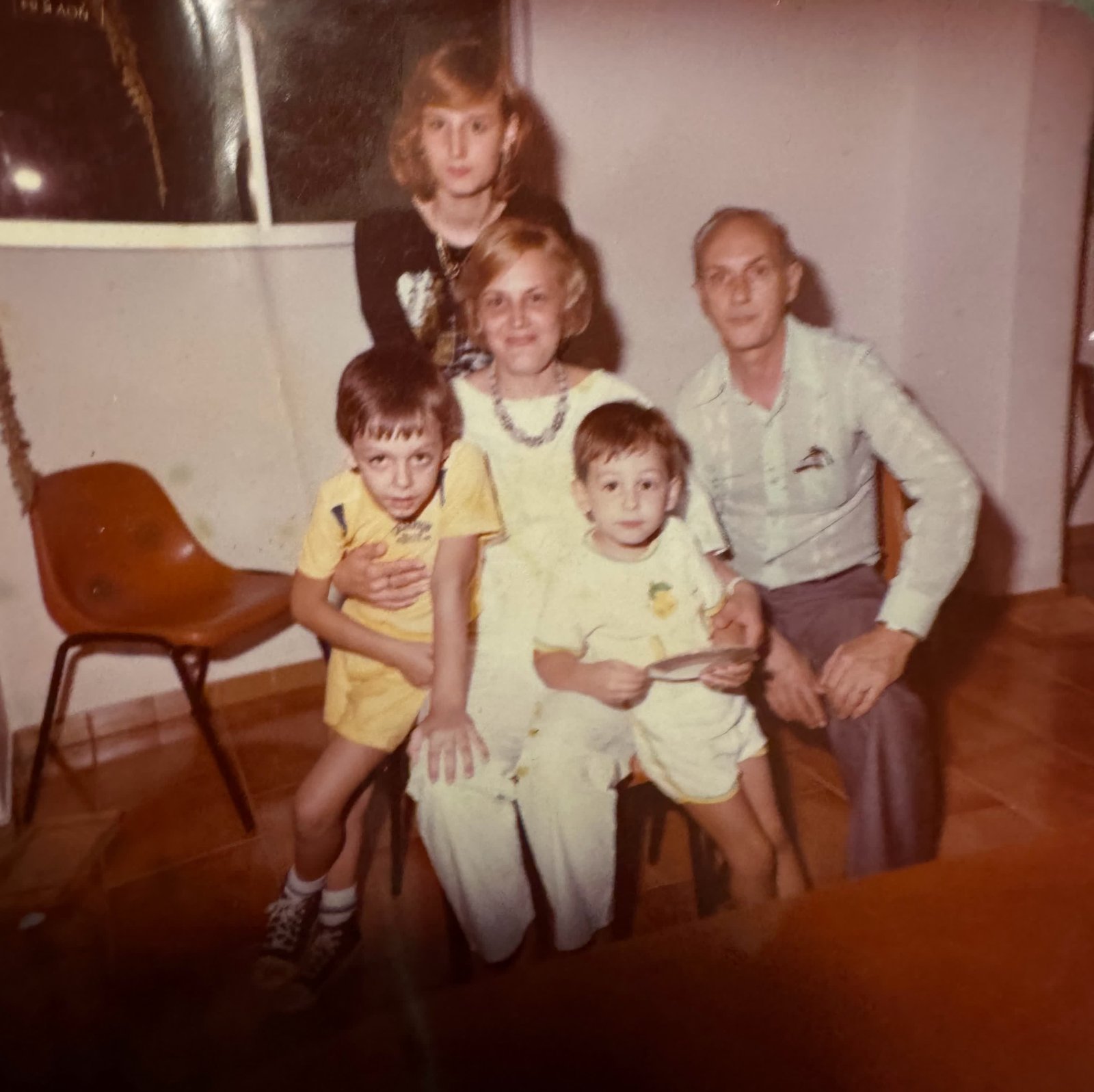 Ronaldo e Ana Maria com os filhos